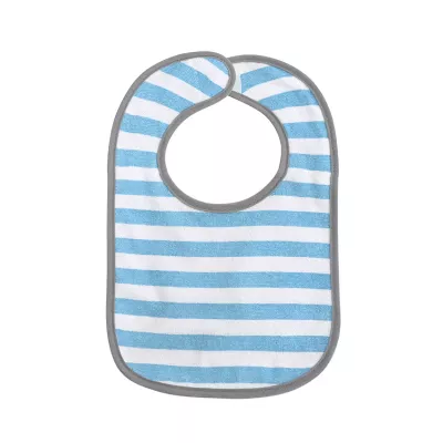 Set 7 bavete bumbac si peva, 30 x 19 cm, inchidere cu banda velcro, baietei