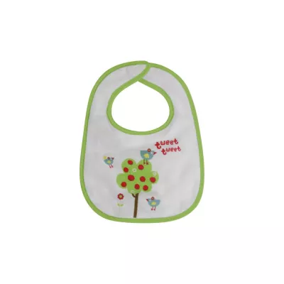 Set 7 bavete,  small, bumbac, inchidere cu arici Girl