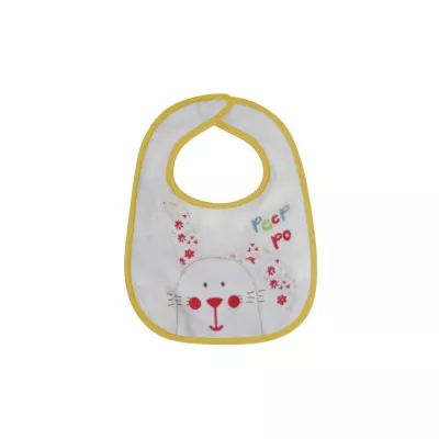 Set 7 bavete,  small, bumbac, inchidere cu arici Girl