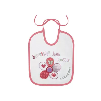 Set 7 bavete zilele saptamanii, small, bumbac, inchidere cu snur, Girl
