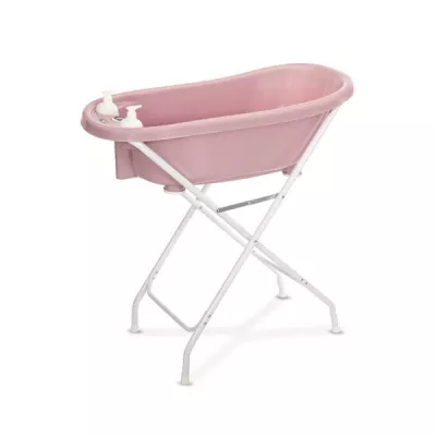 Set cada 88 cm cu termometru, reductor si accesorii, Nordic Pink