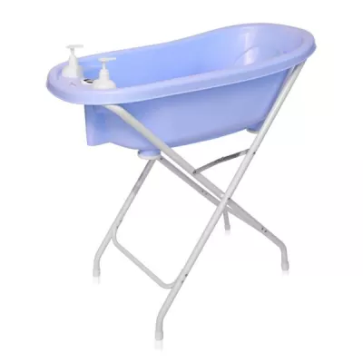 Set cadita 88 cm cu termometru, reductor si accesorii, Blue