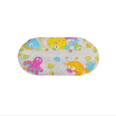 Jucarii bebelusi - Set de baie 4 piese, Knorr Toys, include covoras de baie din PVC 69x39 cm si 3 jucarii lumea subacvatica, 0 Luni+, bebelorelli.ro