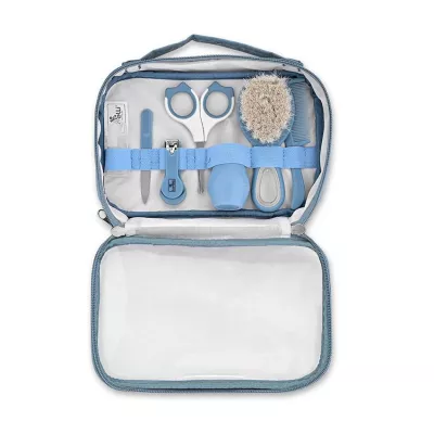 Accesorii igiena - Set de ingrijire bebelusi, 7 produse esentiale, 0 luni+, Blue, bebelorelli.ro