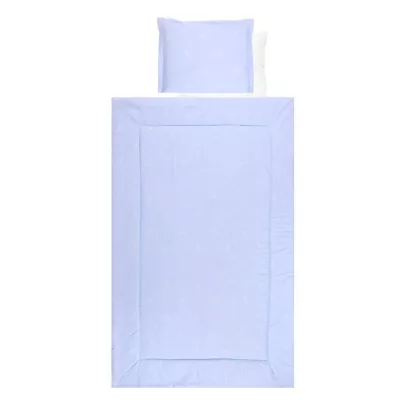 Lenjerii patuturi copii - Set lenjerie pat 4 piese, bumbac ranforce, Little Bear Blue, bebelorelli.ro
