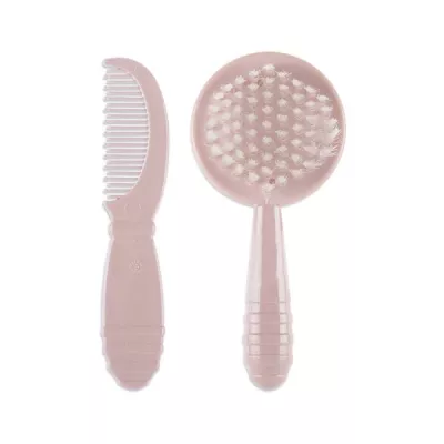 Accesorii igiena - Set pieptan cu perie, 0 luni+, My Friend, Mellow Rose, bebelorelli.ro