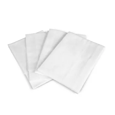 Perne si paturici - Set scutece 4 piese, flanel si muselina, White, bebelorelli.ro