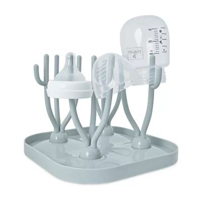Accesorii igiena - Suport pentru uscarea biberoanelor si accesoriilor, Mint Green, bebelorelli.ro