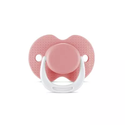 Suzeta cu capac, silicon moale, 0 luni+, Shell Pink Suzeta cu capac, silicon moale, 0 luni+, Shell Pink