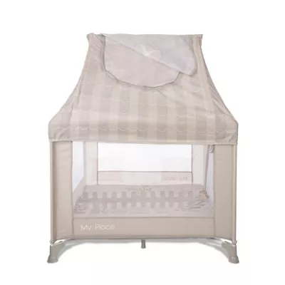 Tarc de joaca tip casuta, My Place, 100 x 100 x 125 cm, Beige