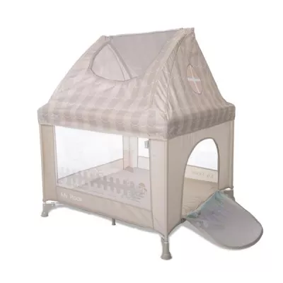 Tarc de joaca tip casuta, My Place, 100 x 100 x 125 cm, Beige