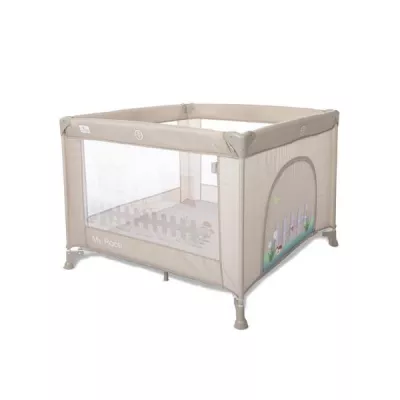 Tarc de joaca tip casuta, My Place, 100 x 100 x 125 cm, Beige