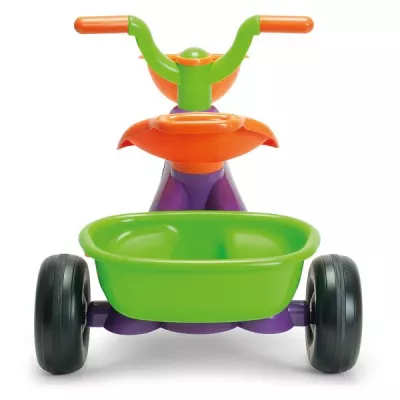 Tricicleta cu pedale pentru copii, Injusa, Dino Rider, inspirata din desenele cu dinozauri, 1-3 ani