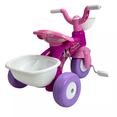 Tricicleta cu pedale pentru copii Injusa, licenta Disney, Minnie Mouse, 1-3 ani, Roz
