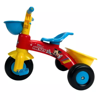 Tricicleta cu pedale pentru copii Injusa, licenta Disney, Mickey Mouse, 1-3 ani, Multicolor