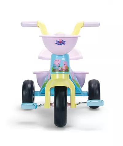 Tricicleta cu pedale pentru copii, Injusa, Peppa Pig, 62 x 42 x 46 cm, max. 25 kg, 1-3 ani
