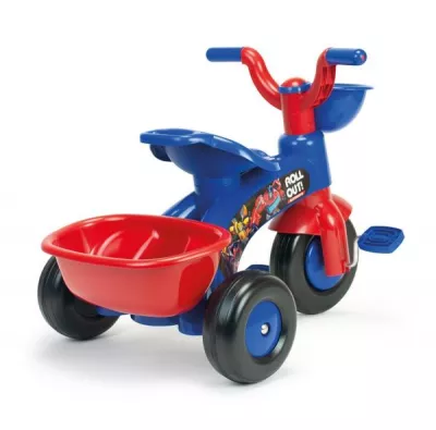 Tricicleta cu pedale pentru copii, Injusa, Transformers, 62 x 42 x 46 cm, max. 25 kg, 1-3 ani