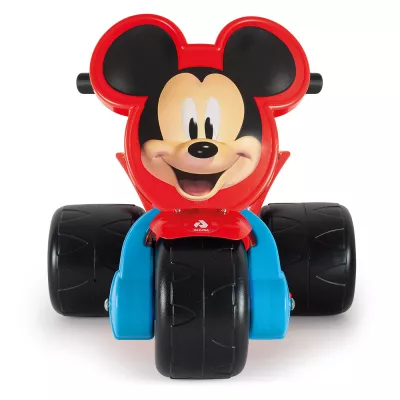 Tricicleta electrica pentru copii, Injusa, licenta Disney, Mickey Mouse, 6V, cu pedala de acceleratie, 1-3 ani, Rosu cu Albastru