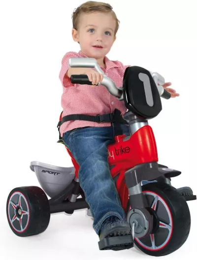 Tricicleta evolutiva pentru copii, Injusa, Body Special, cu maner parental, include rucsac, 10 luni+