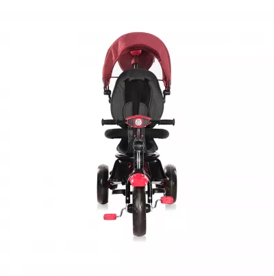 Triciclete - Tricicleta multifunctionala 4in1, Enduro, scaun rotativ, Red & Black Luxe, bebelorelli.ro