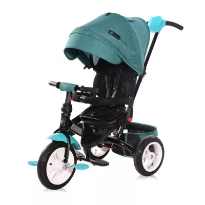 Tricicleta multifunctionala 4in1, Jaguar Air, roti mari cu camera, Green Luxe New