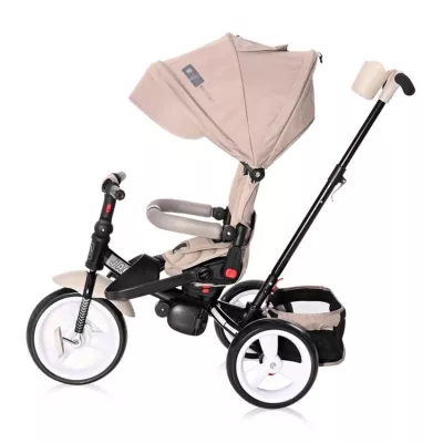 Triciclete - Tricicleta multifunctionala 4in1, Jaguar, Ivory New, bebelorelli.ro
