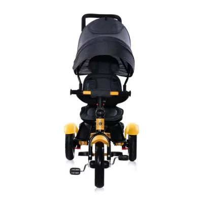 Tricicleta multifunctionala 4in1, Neo Air, roti cu camera, Black & Yellow