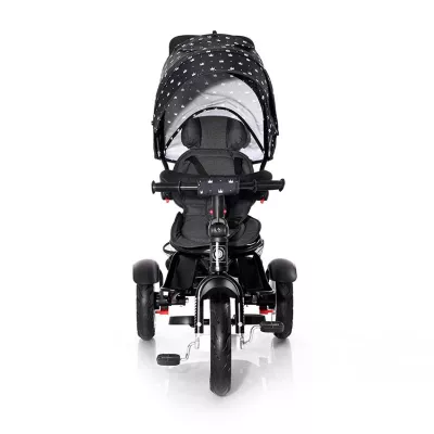 Tricicleta multifunctionala 4in1, Neo Air, Black Crowns New