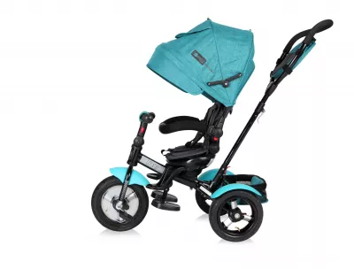 Tricicleta multifunctionala 4in1, Neo Air, roti mari cu camera, Green Luxe