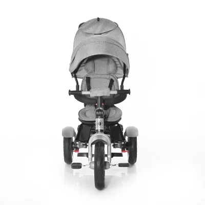Triciclete - Tricicleta multifunctionala 4in1, Neo Air, roti mari cu camera, Grey Luxe New, bebelorelli.ro