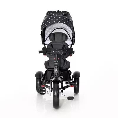 Tricicleta multifunctionala 4in1, Neo, Black Crowns New