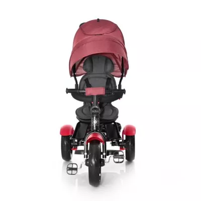 Lichidare de Stoc - Tricicleta multifunctionala 4in1, Neo, Red & Black Luxe New, bebelorelli.ro