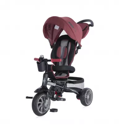 Tricicleta multifunctionala 6in1,  Rocket, Red & Black