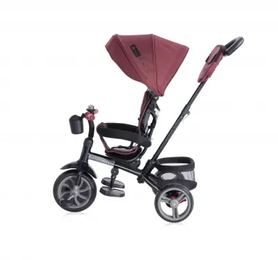 Tricicleta multifunctionala 6in1,  Rocket, Red & Black