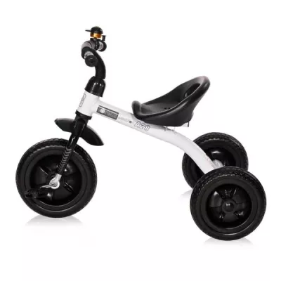 Triciclete - Tricicleta pentru copii, A28, roti mari, White Black, bebelorelli.ro