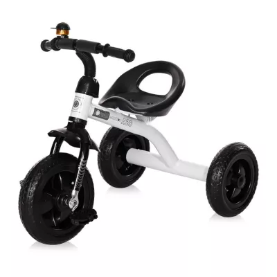Tricicleta pentru copii, A28, roti mari, White Black