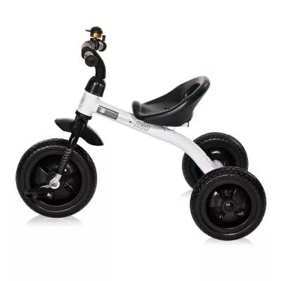 Triciclete - Tricicleta pentru copii, A28, roti mari, White Black, bebelorelli.ro