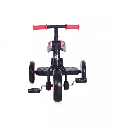 Tricicleta pentru copii, Buzz, complet pliabila, Black & Red