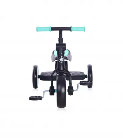 Triciclete - Tricicleta pentru copii, Buzz, complet pliabila, Black & Turquoise, bebelorelli.ro