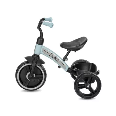 Triciclete - Tricicleta pentru copii, Dallas, sezut reglabil in inaltime, potrivit 2-6 Ani, Blue, bebelorelli.ro