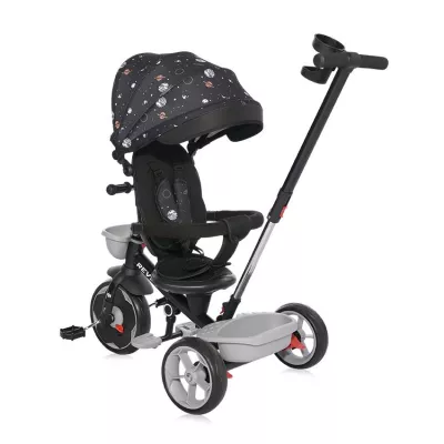 Tricicleta pentru copii, Revel, sezut rotativ la 360 grade, 1-5 Ani, Black Cosmos