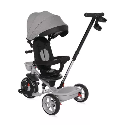 Tricicleta pentru copii, Revel, sezut rotativ la 360 grade, 1-5 Ani, Grey