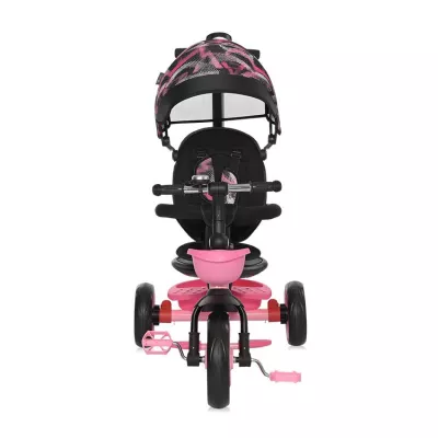 Tricicleta pentru copii, Revel, sezut rotativ la 360 grade, 1-5 Ani, Pink