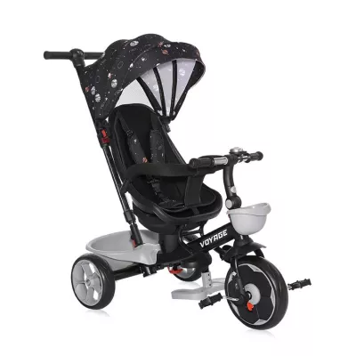 Tricicleta pentru copii, Voyage, cu sezut reversibil, 1-5 Ani, Black Cosmos