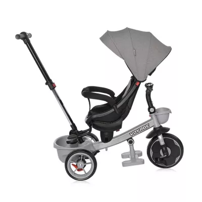 Tricicleta pentru copii, Voyage, cu sezut reversibil, 1-5 Ani, Grey