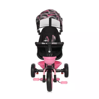 Tricicleta pentru copii, Voyage, cu sezut reversibil, 1-5 Ani, Pink