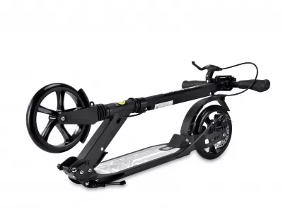 Trotineta pentru adolescenti si adulti, Sprinter, pliabila, frana pe disc, Black