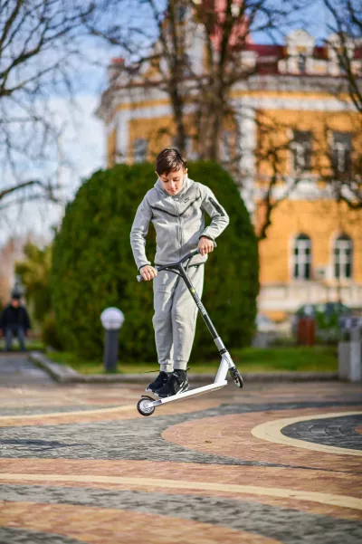 Trotineta pentru copii, Dexter, 8 Ani+, Urban Poppy Red