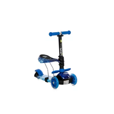 Trotineta pentru copii, Smart Plus, Blue Cosmos