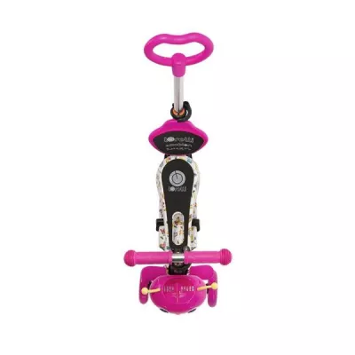 Trotineta pentru copii Smart Plus, Pink Butterfly
